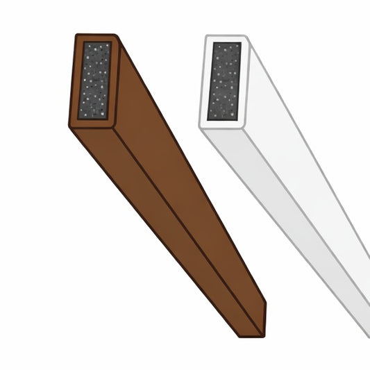 Fire-only intumescent strips showing colour options